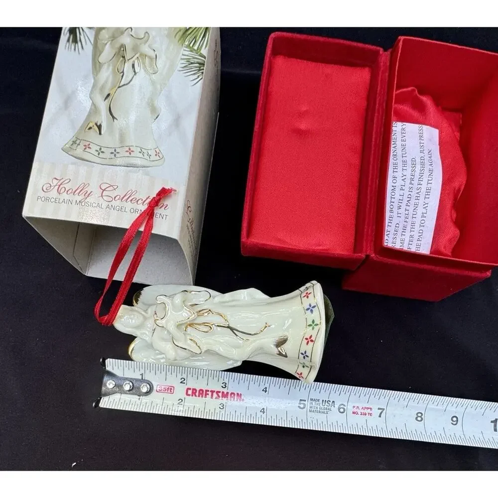 Formalities by Baum Bros Porcelain Angel Ornament MIB! -S1T